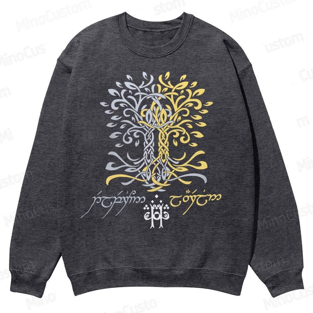 The Silmarillion Two Trees Of Valinor Casual Crewneck Sweatshirt 