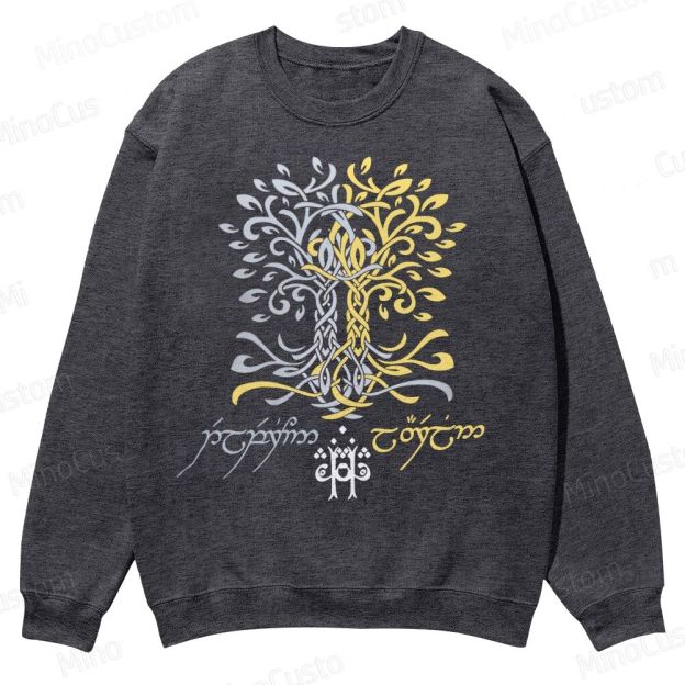 The Silmarillion Two Trees Of Valinor Casual Crewneck Sweatshirt 
