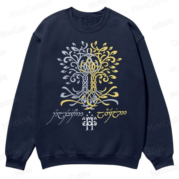The Silmarillion Two Trees Of Valinor Casual Crewneck Sweatshirt 