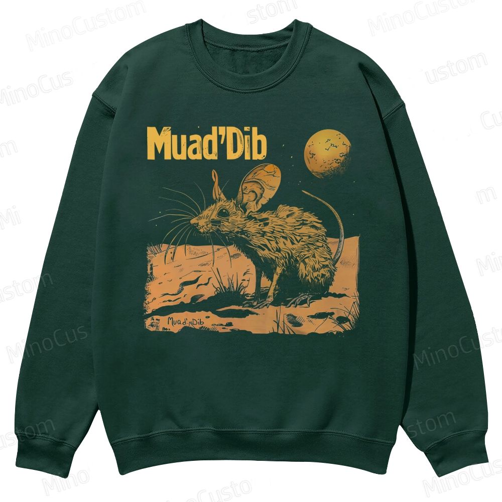 Desert Rat Muad'Dib Dune Casual Crewneck Sweatshirt 