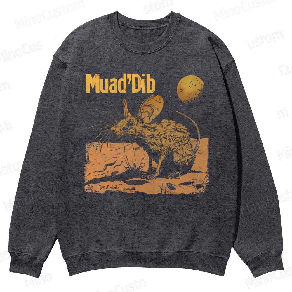 Desert Rat Muad'Dib Dune Casual Crewneck Sweatshirt 