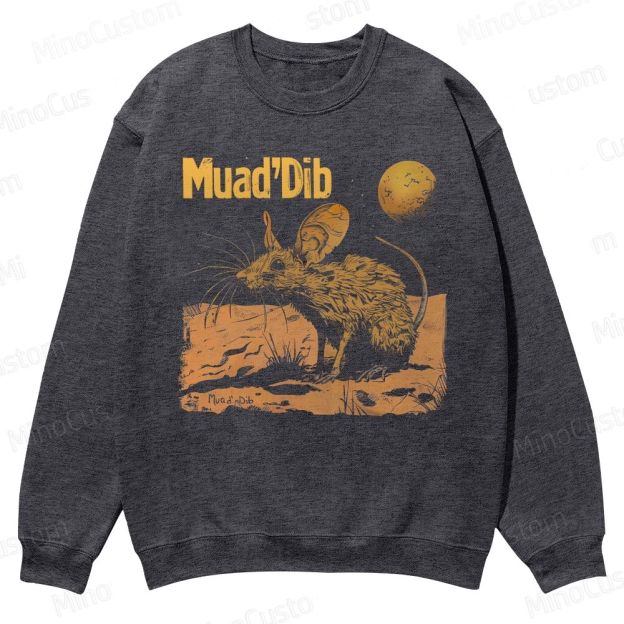 Desert Rat Muad'Dib Dune Casual Crewneck Sweatshirt 