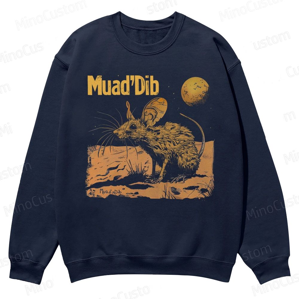 Desert Rat Muad'Dib Dune Casual Crewneck Sweatshirt 