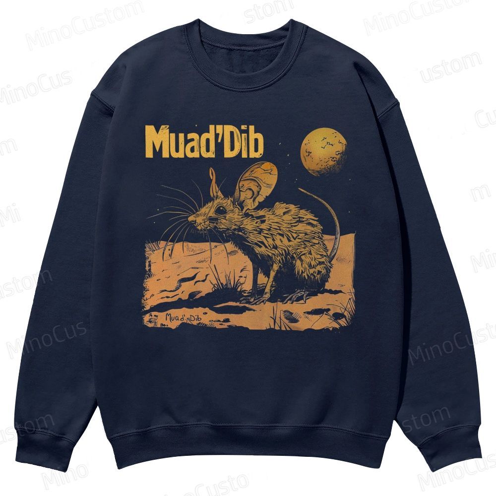 Desert Rat Muad'Dib Dune Casual Crewneck Sweatshirt 
