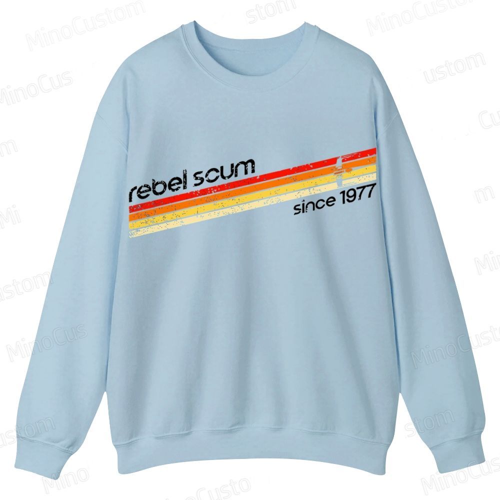 Rebel Scum 1977 Geek Casual Crewneck Sweatshirt 