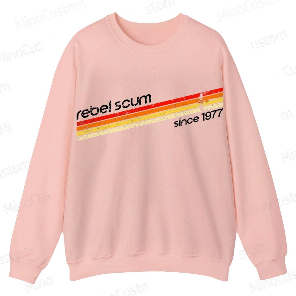 Rebel Scum 1977 Geek Casual Crewneck Sweatshirt 