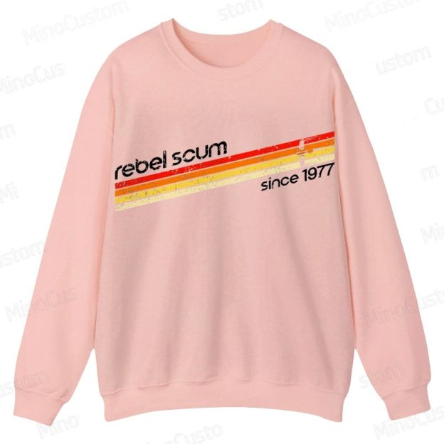 Rebel Scum 1977 Geek Casual Crewneck Sweatshirt 