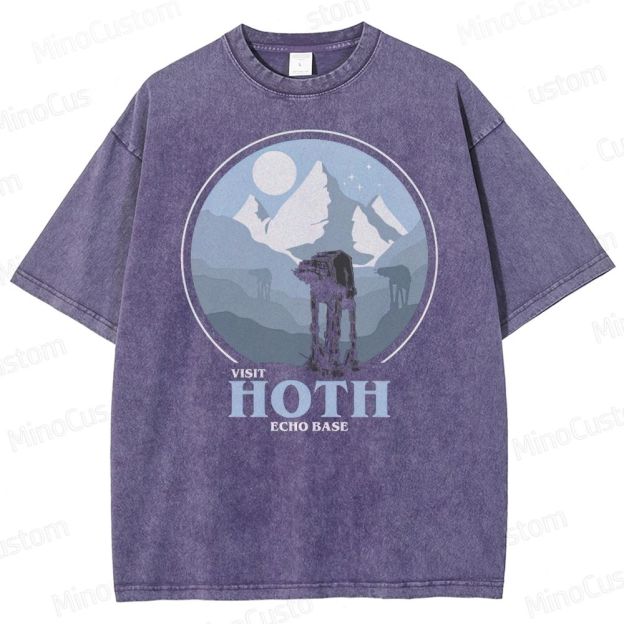 Star Wars Hoth Echo Base Graphic Washed T-Shirt