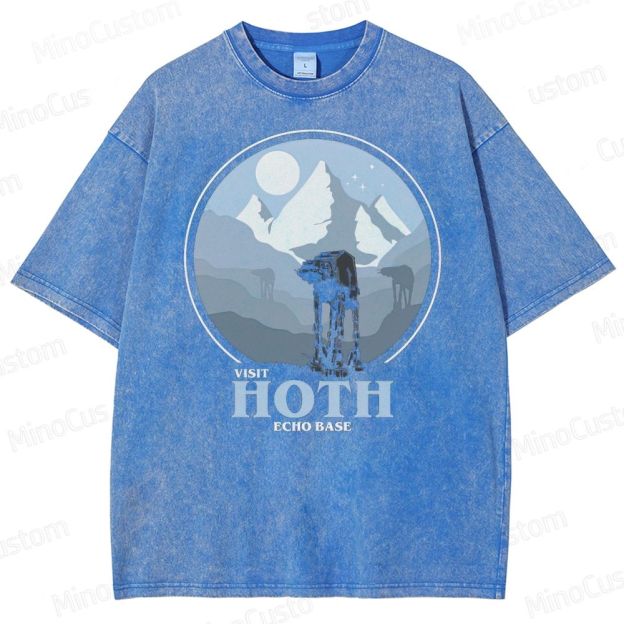 Star Wars Hoth Echo Base Graphic Washed T-Shirt