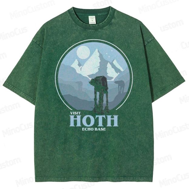 Star Wars Hoth Echo Base Graphic Washed T-Shirt