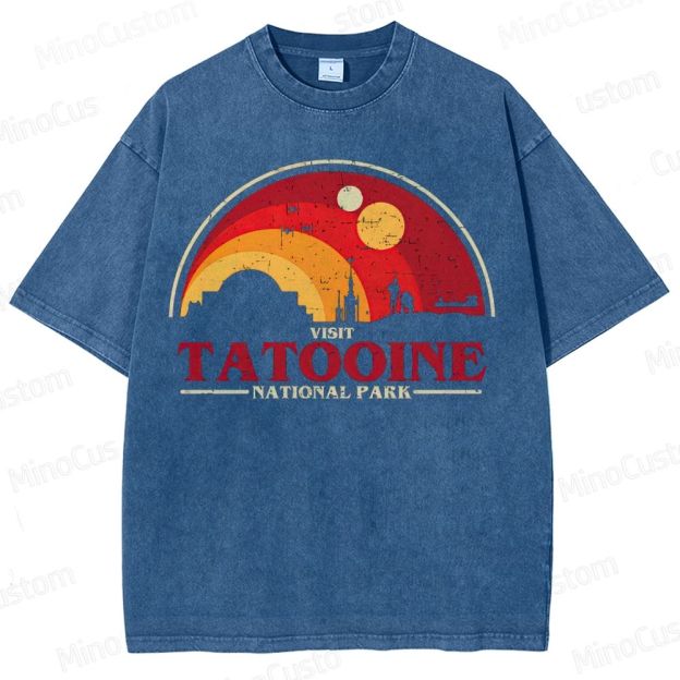 Star Wars Tatooine National Park Graphic Washed T-Shirt