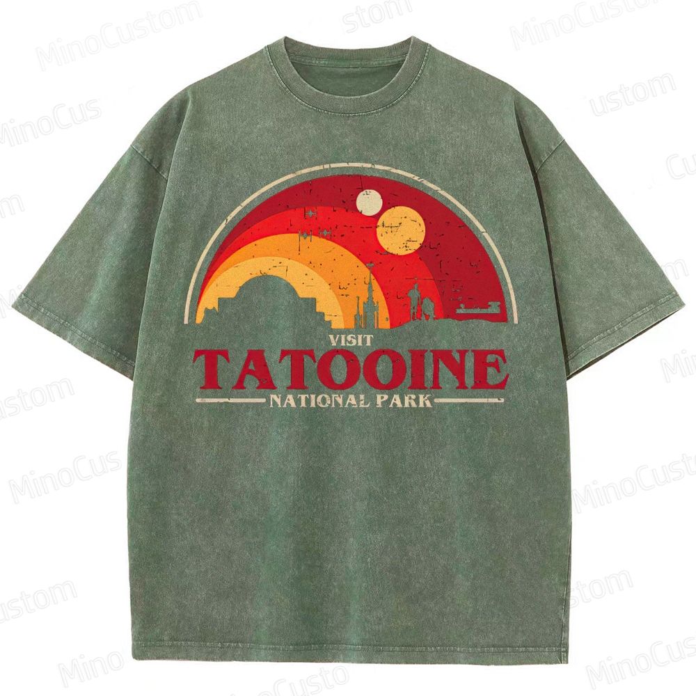 Star Wars Tatooine National Park Graphic Washed T-Shirt