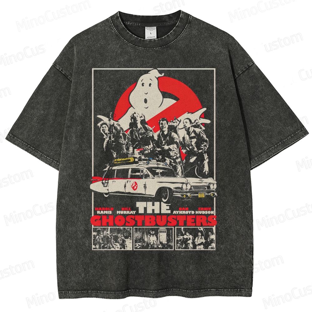 Ghostbusters Retro Graphic Washed T-Shirt 
