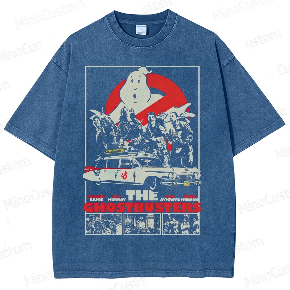 Ghostbusters Retro Graphic Washed T-Shirt 