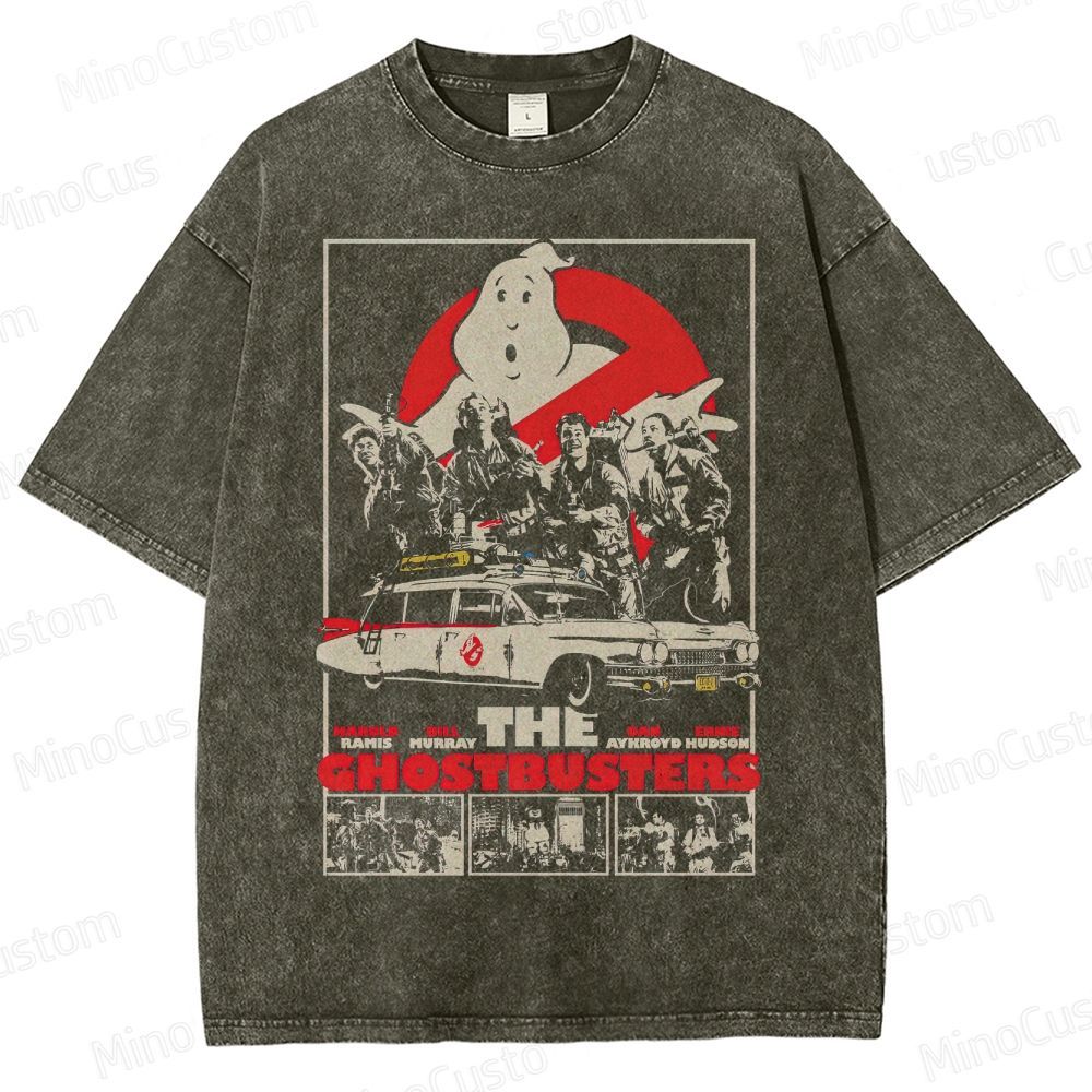 Ghostbusters Retro Graphic Washed T-Shirt 