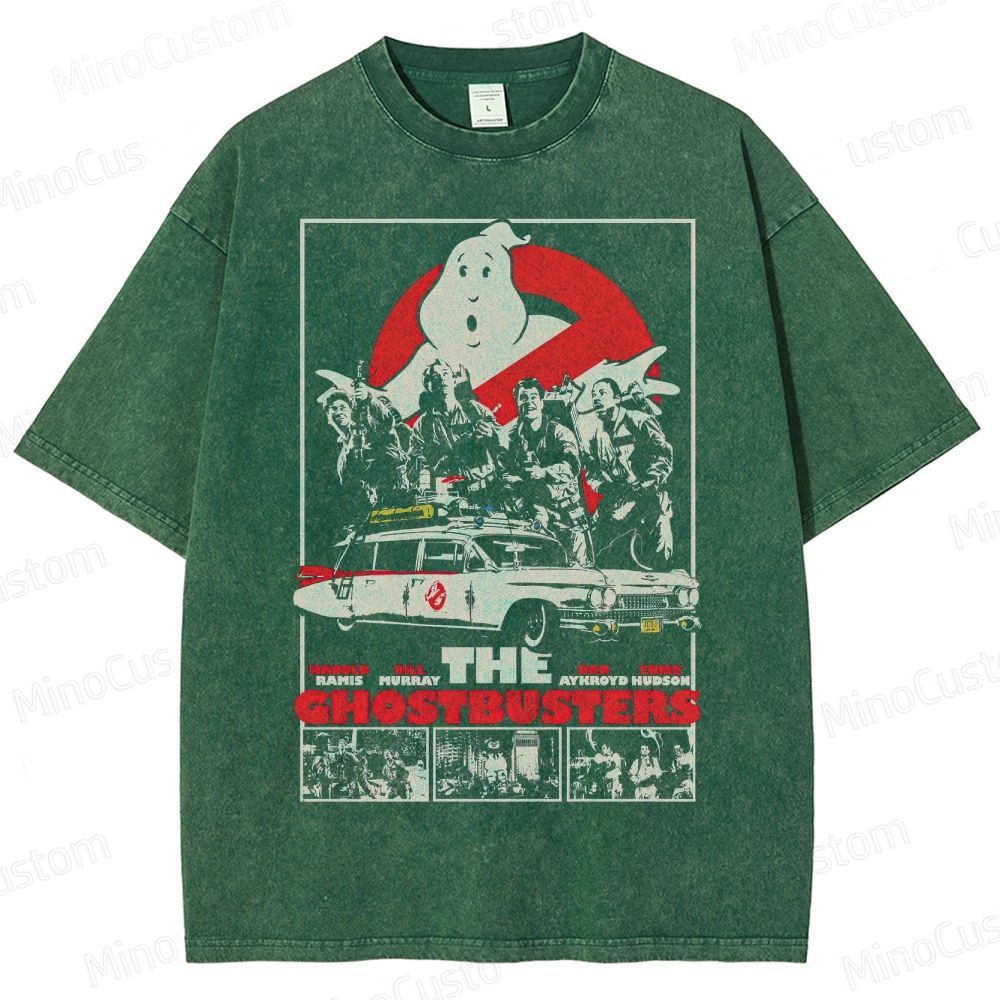 Ghostbusters Retro Graphic Washed T-Shirt 