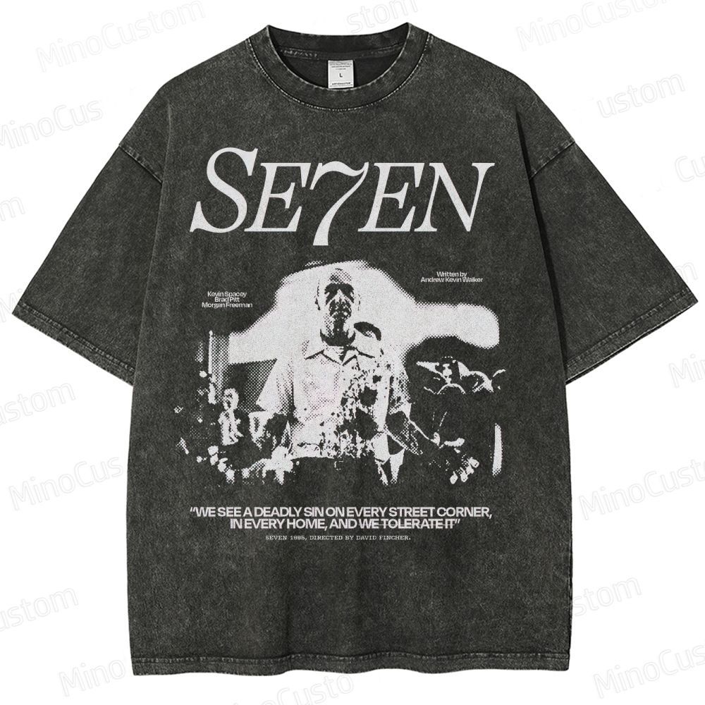 Se7en Washed T-Shirt