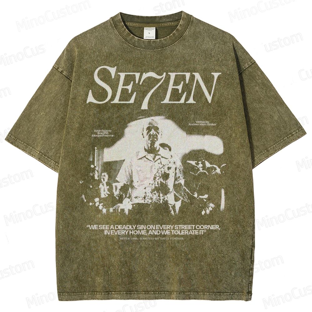 Se7en Washed T-Shirt 