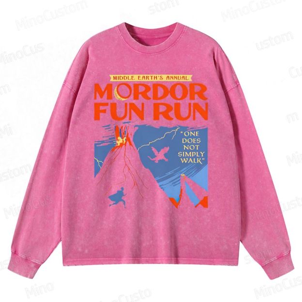 The Lord of the Rings MordorFun Run Sleeveless Crewneck Washed Sweatshirt 