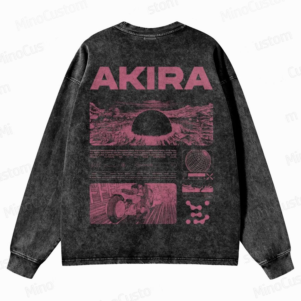 Unisex Crewneck Washed Sweatshirt 2509013118