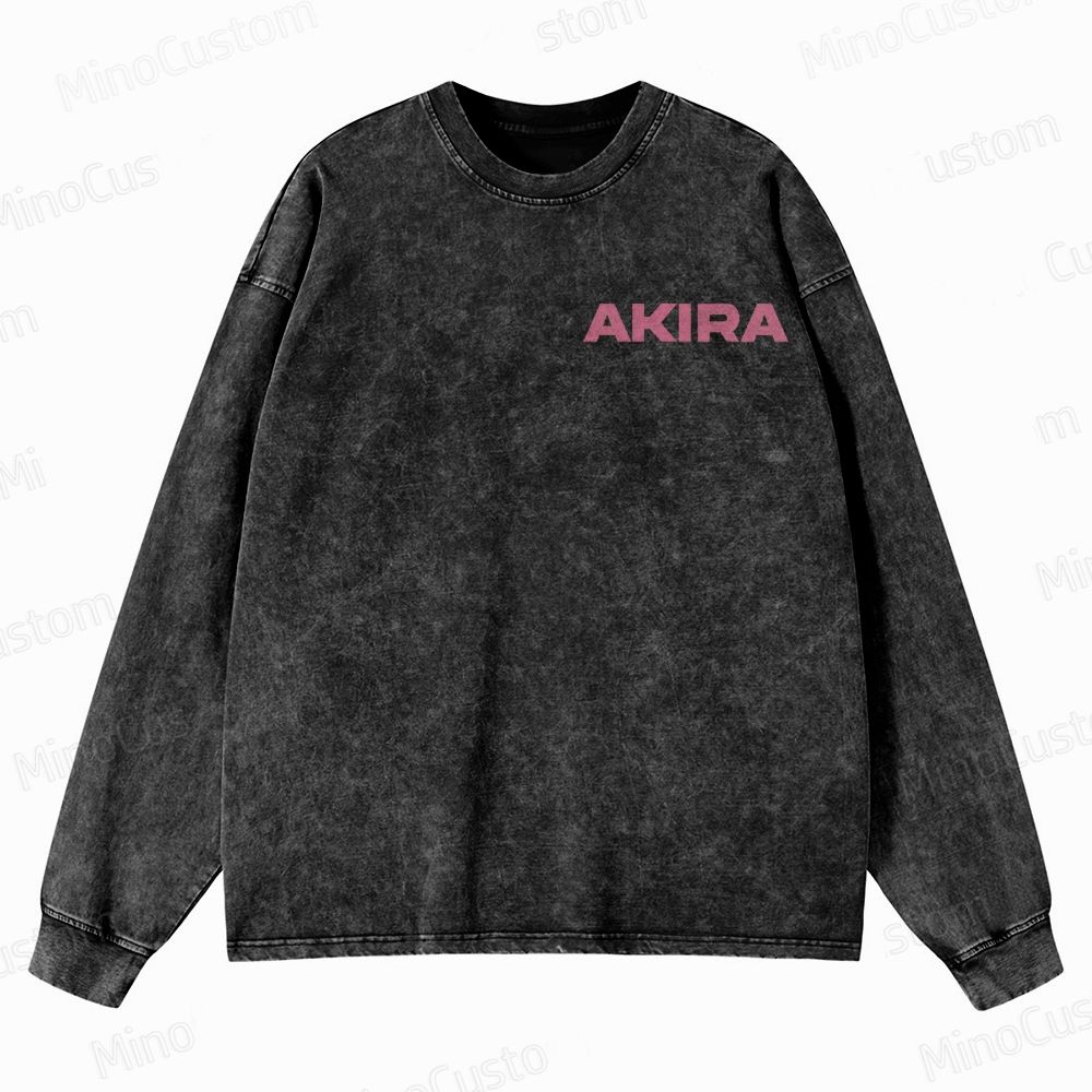 Unisex Crewneck Washed Sweatshirt 2509013118
