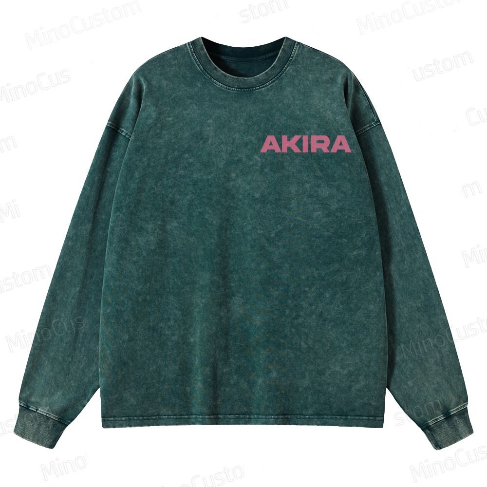 Unisex Crewneck Washed Sweatshirt 2509013118
