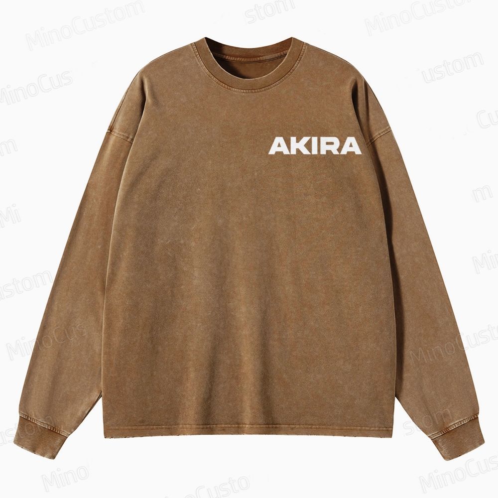 Unisex Crewneck Washed Sweatshirt 2509013118