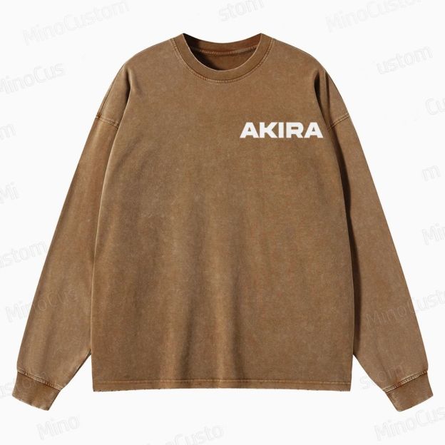 Unisex Crewneck Washed Sweatshirt 2509013118