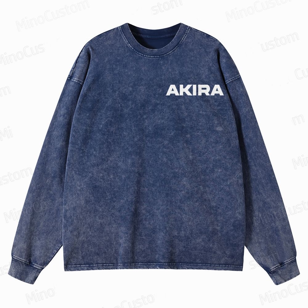 Unisex Crewneck Washed Sweatshirt 2509013118