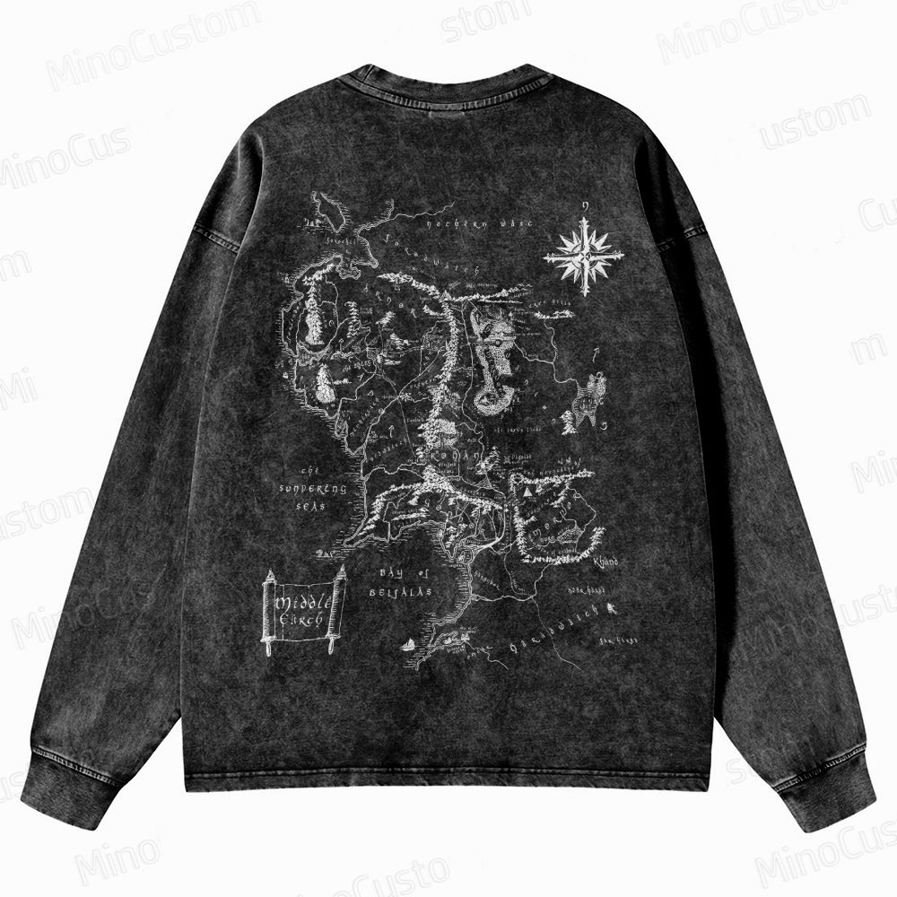 JRR Tolkien Crewneck Washed Sweatshirt 