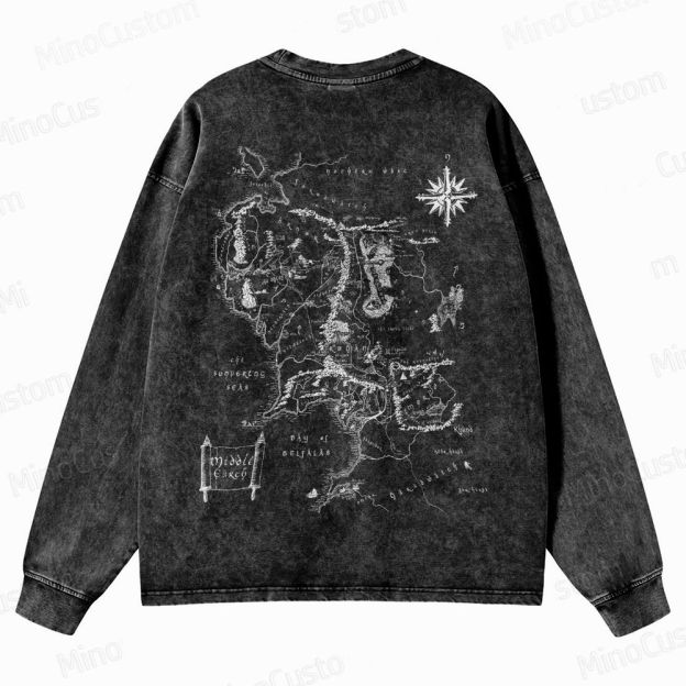 JRR Tolkien Crewneck Washed Sweatshirt 