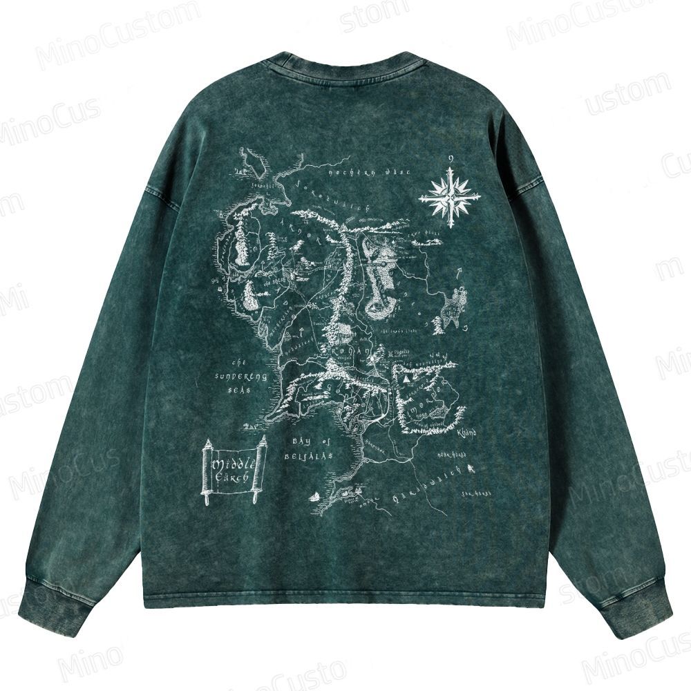 JRR Tolkien Crewneck Washed Sweatshirt 