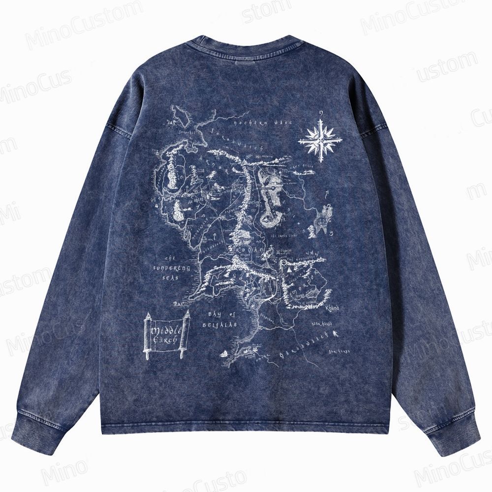 JRR Tolkien Crewneck Washed Sweatshirt 