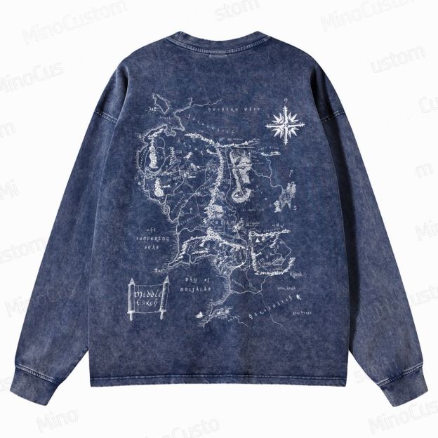 JRR Tolkien Crewneck Washed Sweatshirt 