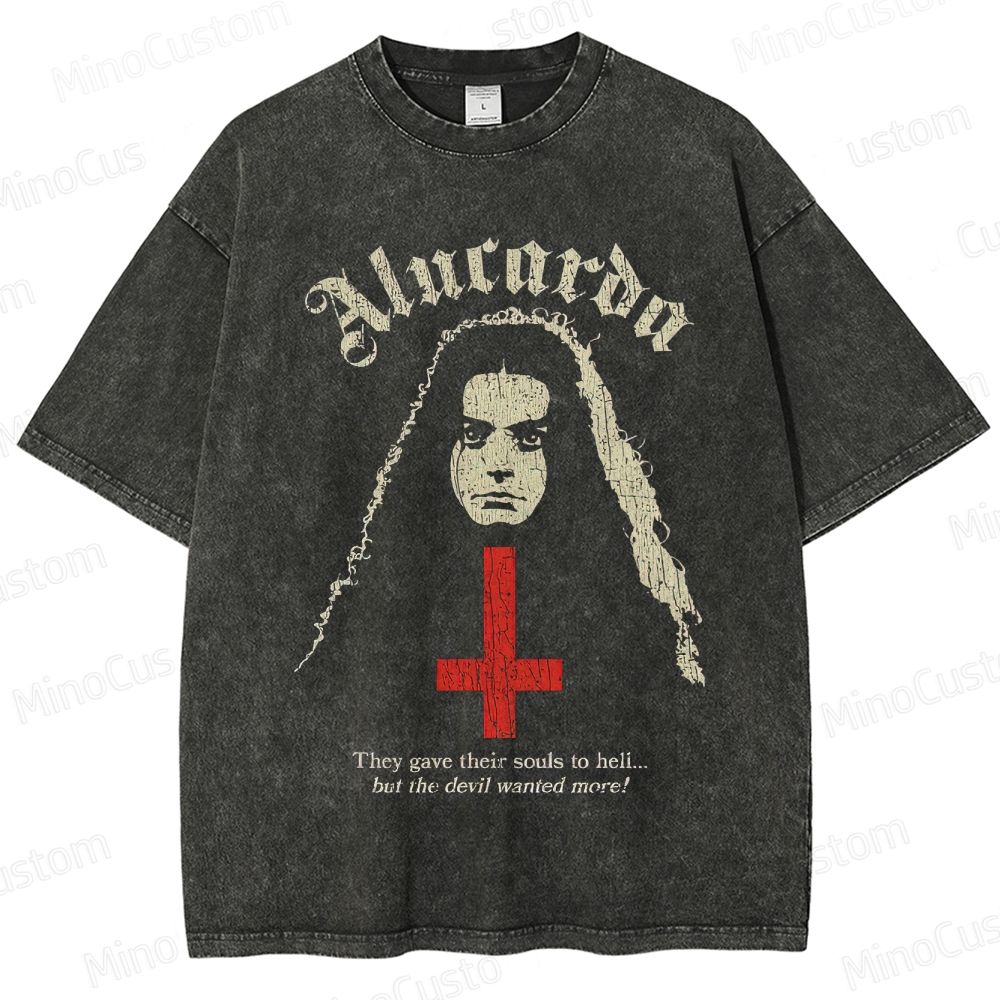Alucarda Vintage Washed Horror T - shirt