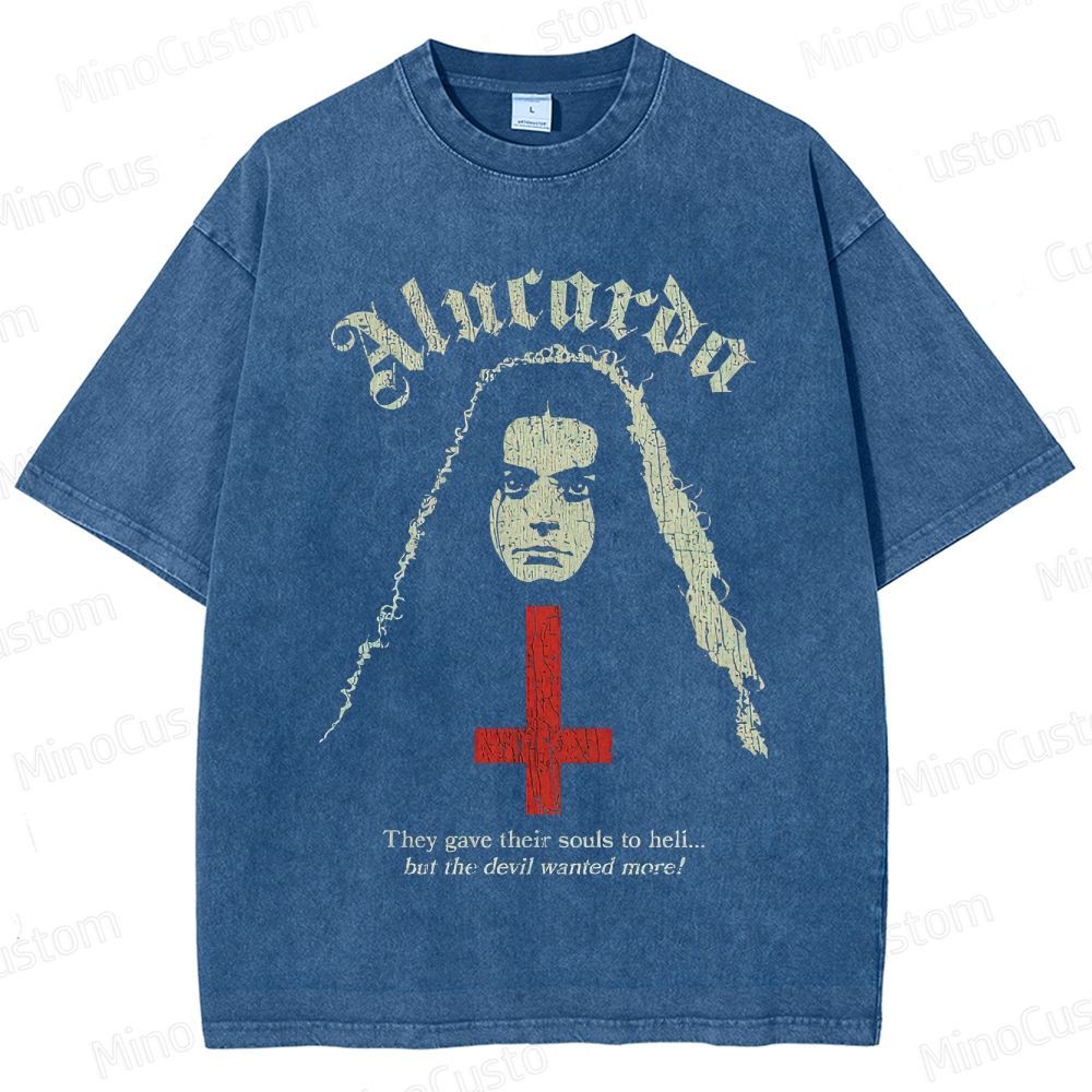 Alucarda Vintage Washed Horror T - shirt