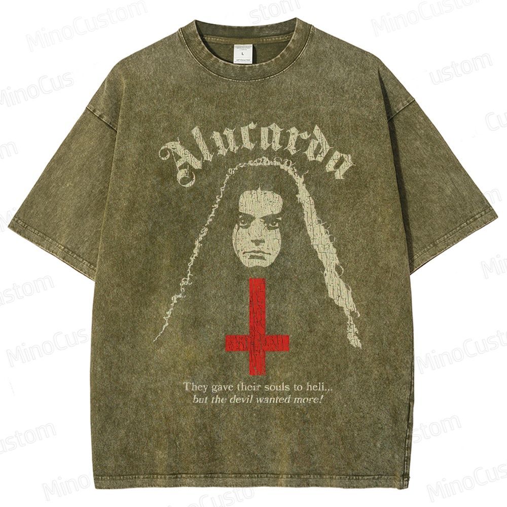 Alucarda Vintage Washed Horror T - shirt