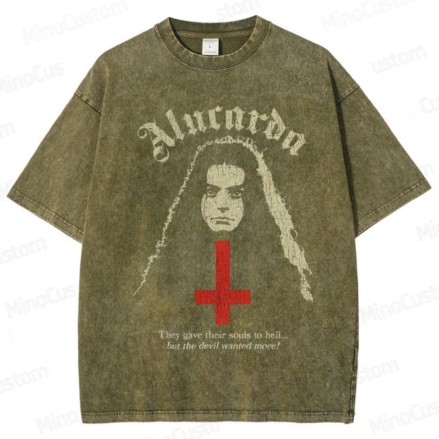 Alucarda Vintage Washed Horror T - shirt