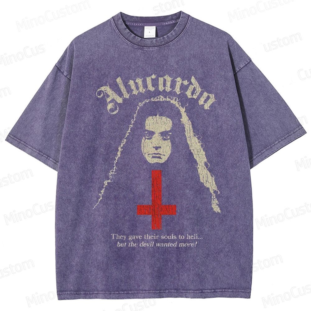 Alucarda Vintage Washed Horror T - shirt
