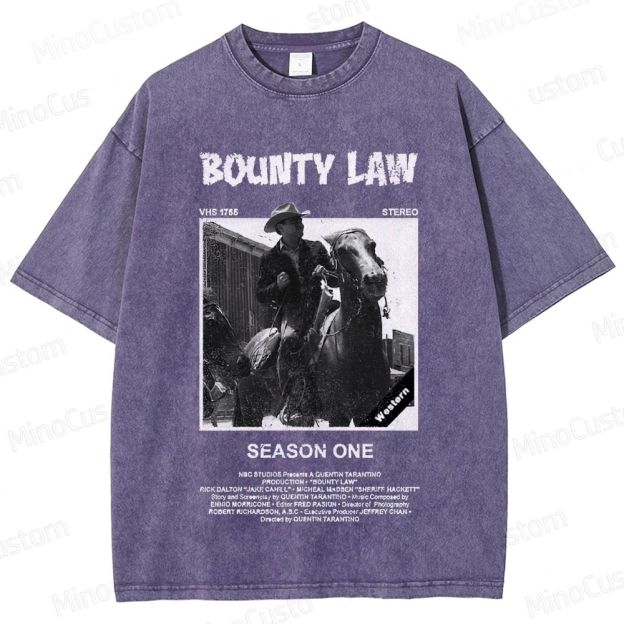 Bounty Law Vintage Washed Western T - shirt