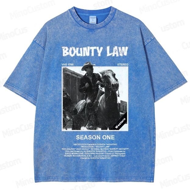 Bounty Law Vintage Washed Western T - shirt