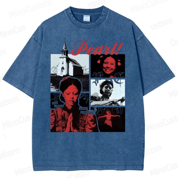 Pearl Vintage Washed Horror T - shirt