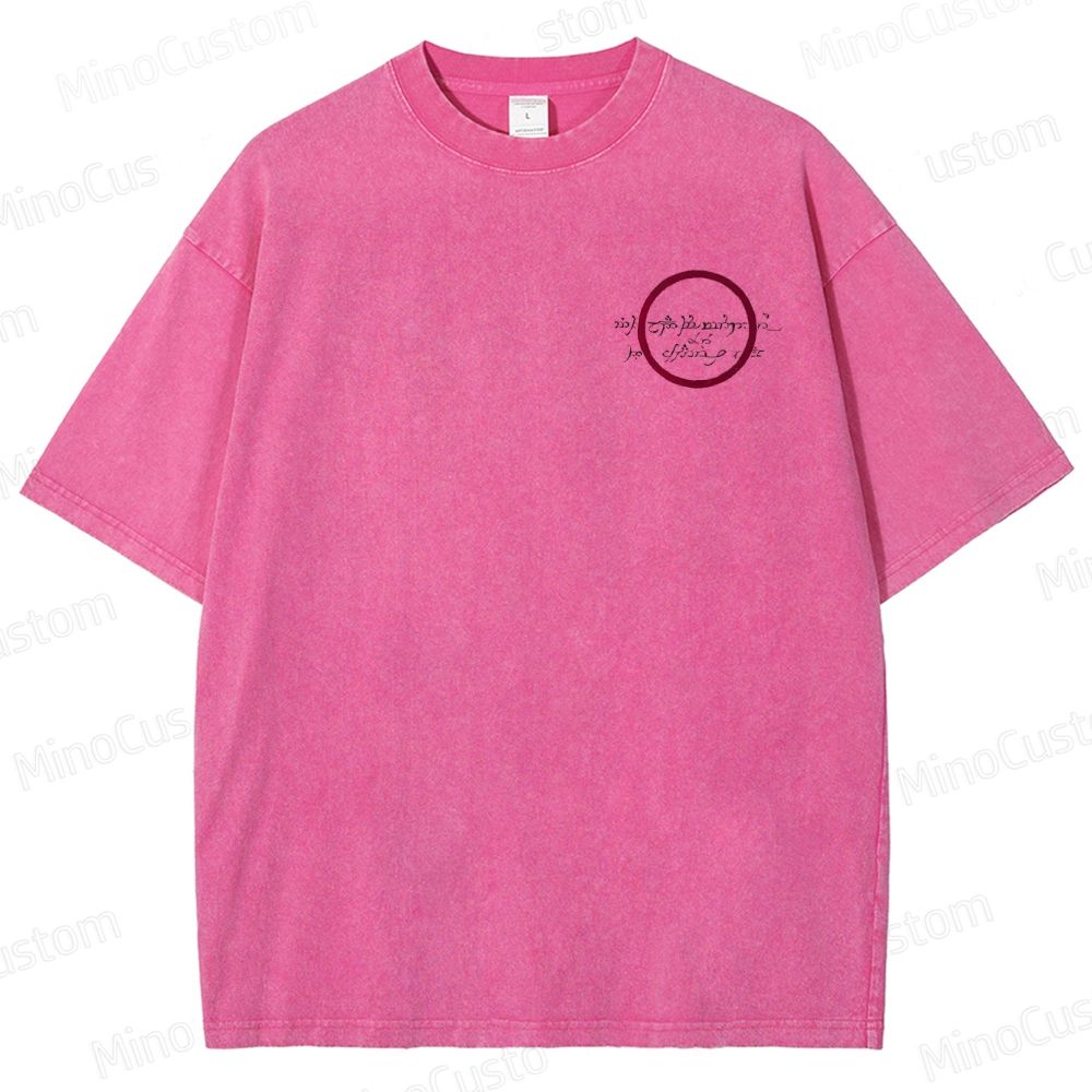 The Lord of the Rings: The Two Towers Vintage Washed Fantasy Adventure T - shirt