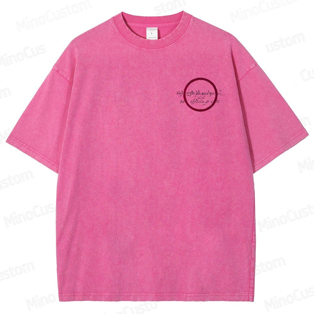 The Lord of the Rings: The Two Towers Vintage Washed Fantasy Adventure T - shirt