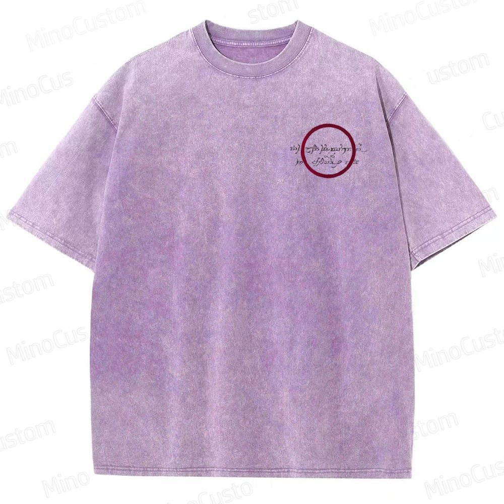 The Lord of the Rings: The Two Towers Vintage Washed Fantasy Adventure T - shirt