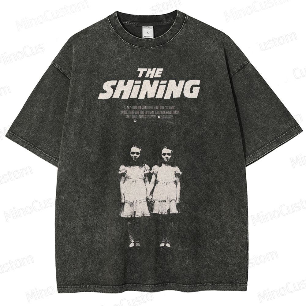The Shining Vintage Washed Horror T - shirt