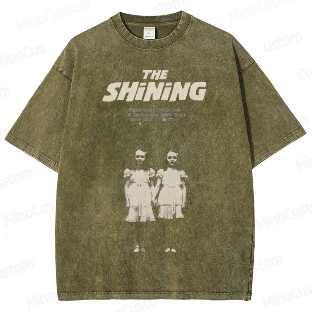 The Shining Vintage Washed Horror T - shirt