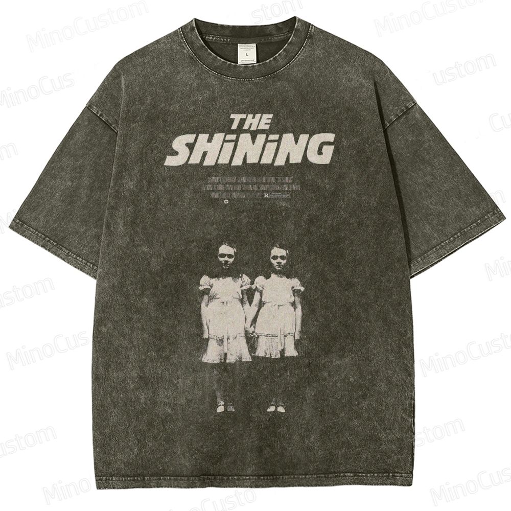 The Shining Vintage Washed Horror T - shirt