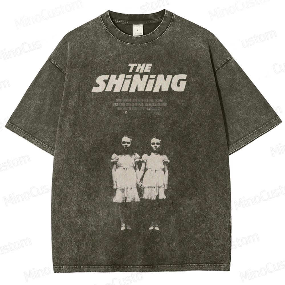 The Shining Vintage Washed Horror T - shirt