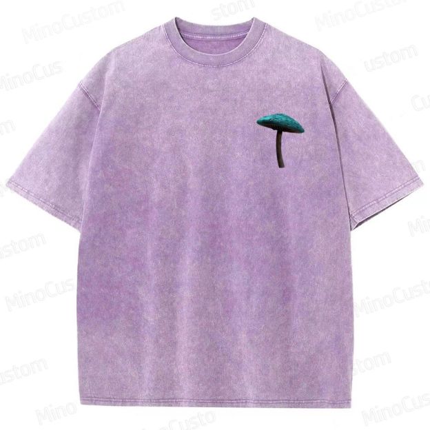 Alice in Wonderland Movie Graphic Vintage Washed T - shirt